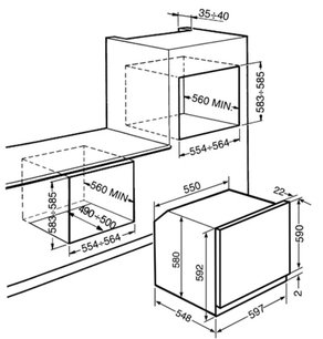 Духовой шкаф Smeg SF805A фото 2 в Челябинске