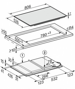 Индукционная варочная панель Miele KM 7677 FR с витрины, новая (без коробки) фото 3 в Челябинске