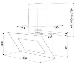 Вытяжка Teka DVT 60 HP WHITE фото 2 в Челябинске