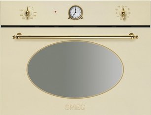 Компактный духовой шкаф с СВЧ Smeg SF4800MCP фото в Челябинске
