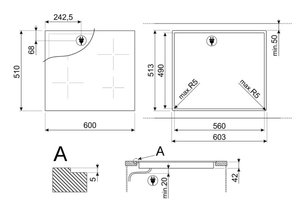 Варочная панель Smeg SE364TD фото 4 в Челябинске