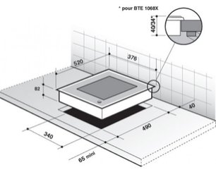 Модульная система De Dietrich DTE 1048 X фото 3 в Челябинске