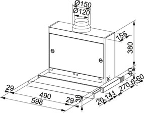 Вытяжка Франке FTC 622 XS фото 3 в Челябинске Вытяжка Franke FTC 622 XS фото 3 в Челябинске