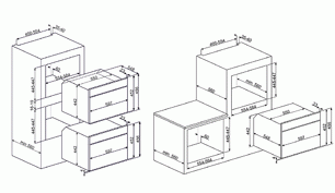 Встраиваемая микроволновая печь Smeg SF4800MP фото 3 в Челябинске