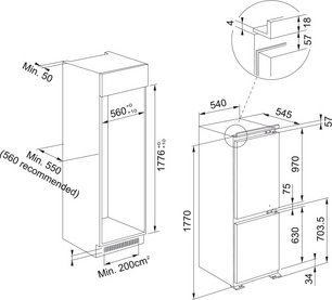Встраиваемый холодильник Франке FCB 320 NE E фото 2 в Челябинске Встраиваемый холодильник Franke FCB 320 NE E фото 2 в Челябинске