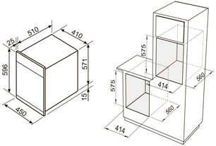 Духовой шкаф Зигмунд Штайн EN 192.522 W фото 2 в Челябинске Духовой шкаф Zigmund Shtain EN 192.522 W фото 2 в Челябинске