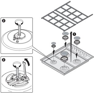 Газовая варочная панель Barazza 1PLB3T фото 2 в Челябинске