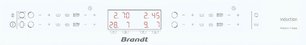 Индукционная варочная панель Brandt BPI264HSW фото 2 в Челябинске