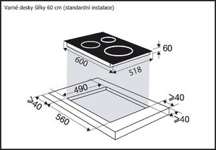 Индукционная варочная панель Brandt BPI264HSW фото 3 в Челябинске