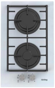 Газовая стеклянная варочная панель Korting HGG 3825 CW фото в Челябинске