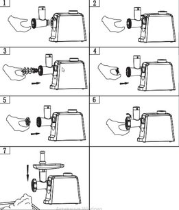 Мясорубка Korting KMG 0601 Infinity фото 4