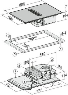 Варочная панель с вытяжкой Miele KMDA 7272 FR-U фото 4 в Челябинске