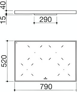 Индукционная варочная панель Barazza 1PKC80N фото 4 в Челябинске