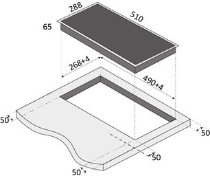 Электрическая варочная панель Brandt BPV6222B фото 4 в Челябинске