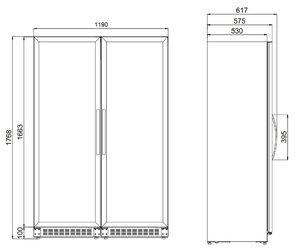 Винный шкаф Дометик C125G Double Classic фото 3 в Челябинске Винный шкаф Dometic C125G Double Classic фото 3 в Челябинске