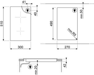 Варочная панель Smeg SE2320ID1 фото 2 в Челябинске