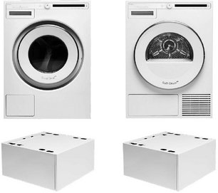 Asko Classic 12 (стиральная машина W2086C.W/3 + сушильная машина T208H.W + напольный ящик HPS5323W (2 шт)) фото в Челябинске Asko Classic 12 (стиральная машина W2086C.W/3 + сушильная машина T208H.W + напольный ящик HPS5323W (2 шт)) фото в Челябинске