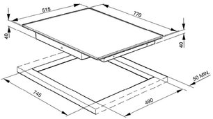 Варочная панель Smeg SE2773TC2 фото 2 в Челябинске