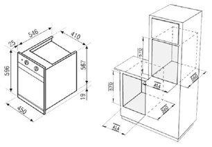 Духовой шкаф Korting OKB 4604 CRI фото 2 в Челябинске