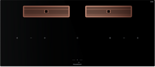 Индукционная варочная поверхность с вытяжкой Kuppersbusch KMI 12850.0 SR-E Copper фото в Челябинске