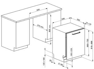 Посудомоечная машина Smeg ST317L фото 3 в Челябинске