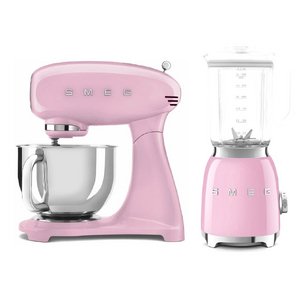 Smeg 50`s Style (блендер BLF03PKEU + миксер SMF03PKEU) фото в Челябинске