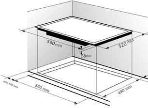 Варочная панель Zigmund Shtain CIS 027.60 BX фото 2 в Челябинске