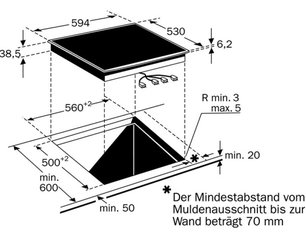 Зависимая варочная панель Neff M1443A0 фото 2 в Челябинске