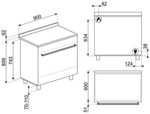 Варочный центр Smeg C95GMCA9-1 фото 4 в Челябинске