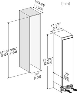 Встраиваемый морозильник Миле F 2413 Vi MasterCool фото 3 в Челябинске Встраиваемый морозильник Miele F 2413 Vi MasterCool фото 3 в Челябинске