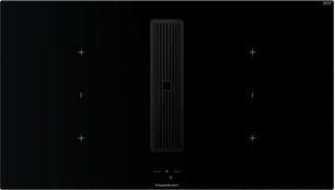Индукционная варочная поверхность с вытяжкой Kuppersbusch KMI 9850.1 SR-E Black Chrome фото в Челябинске