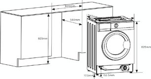 Встраиваемая стиральная машина Korting KWMI 14IS94 фото 4 в Челябинске