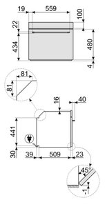 Духовой шкаф Smeg SF800AO фото 4 в Челябинске