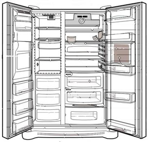 Холодильник Смег SBS800P9 фото 3 в Челябинске Холодильник Smeg SBS800P9 фото 3 в Челябинске