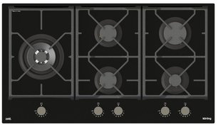 Газовая стеклянная варочная панель Korting HGG 9987 CTN FLC фото в Челябинске