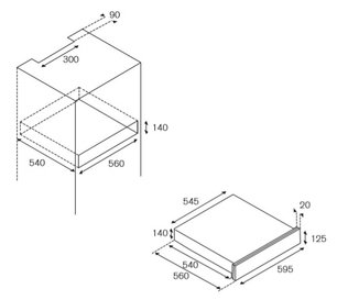 Встраиваемый ящик для подогрева Bertazzoni WD60C фото 4 в Челябинске