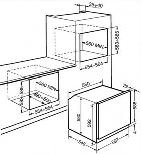 Духовой шкаф Смег SC855A-8 фото 2 в Челябинске Духовой шкаф Smeg SC855A-8 фото 2 в Челябинске