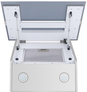 Вытяжка Маунфилд MERSEY 50 Inox Glass white фото 4 в Челябинске Вытяжка Maunfeld MERSEY 50 Inox Glass white фото 4 в Челябинске