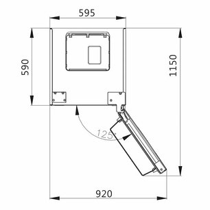 Холодильник Korting KNFC 62029 GW фото 3 в Челябинске