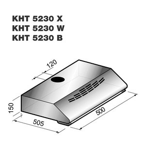 Вытяжка Кертинг KHT 5230 B фото 2 в Челябинске Вытяжка Korting KHT 5230 B фото 2 в Челябинске