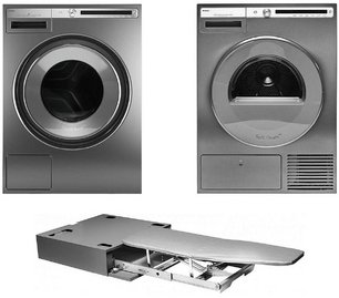 Asko Logic 8 (стиральная машина W4086C.T/3 + сушильная машина T408HD.T.P + гладильная доска HI1153T) фото в Челябинске Asko Logic 8 (стиральная машина W4086C.T/3 + сушильная машина T408HD.T.P + гладильная доска HI1153T) фото в Челябинске