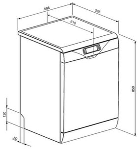 Посудомоечная машина Смег LVS367SX фото 2 в Челябинске Посудомоечная машина Smeg LVS367SX фото 2 в Челябинске