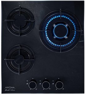 Газовая варочная поверхность Крона CORTESIA 45 BL фото в Челябинске Газовая варочная поверхность KRONA CORTESIA 45 BL фото в Челябинске