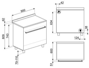 Варочный центр Smeg C9GMN9-1 фото 4 в Челябинске