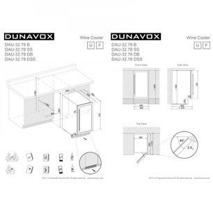 Винный шкаф Дунавокс DAU-32.78DW фото 4 в Челябинске Винный шкаф Dunavox DAU-32.78DW фото 4 в Челябинске