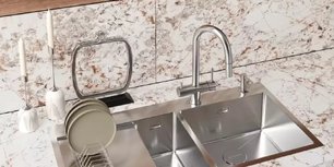 Мойка Omoikiri AKISAME 100-2 LG-R крыло слева фото 2