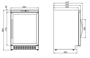Винный шкаф Дометик B68G Basic фото 3 в Челябинске Винный шкаф Dometic B68G Basic фото 3 в Челябинске