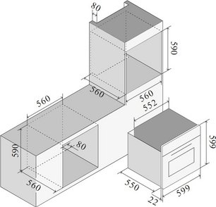 Духовой шкаф Ilve OV601GT3/BK фото 2 в Челябинске