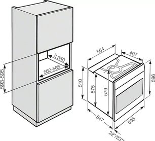 Духовой шкаф Miele H 4810 B BK фото 3 в Челябинске