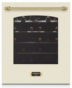 Встраиваемый винный шкаф Lofra ZBRBI36T BRASS две зоны фото в Челябинске